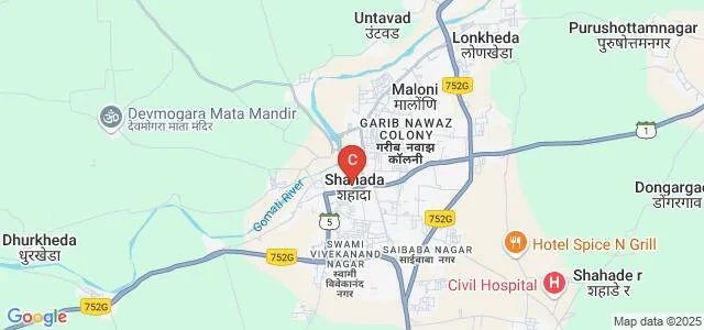 Shri SI Patil Arts GB Patel Science and STSKVS Commerce College, Shahada Map