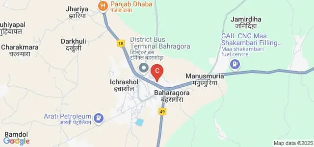 Baharagora College, Baharagora Map