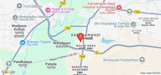 Chhatrapati Shahu Maharaj Shikshan Sanstha Dental College and Hospital, Aurangabad Map