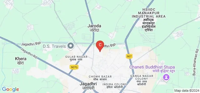 Maharishi Ved Vyas Engineering College, Yamuna Nagar Map