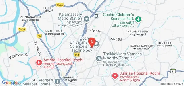 Department of Ship Technology, Cochin University of Science and Technology, Ernakulam Map