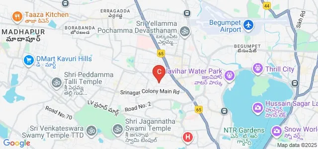 Padala Rama Reddi Law College, Hyderabad Map