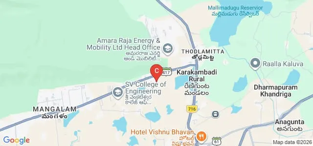 Annamacharya Institute of Technology and Sciences, Tirupathi Map