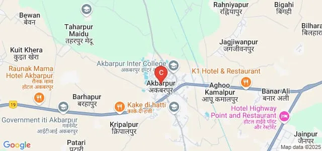 Government Degree College, Akbarpur Map