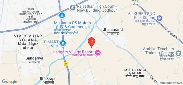 Vyas Medical College and Hospital, Jodhpur Map