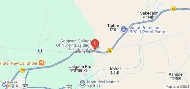 Dr Ulhas Patil Homoeopathic Medical College and Hospital, Jalgaon Map