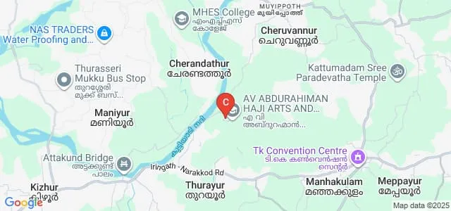 AV Abdurahman Haji Arts and Science College, Kozhikode Map