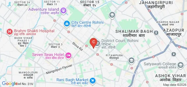 Tecnia institute of Dance Music and Fine Arts, Delhi Map