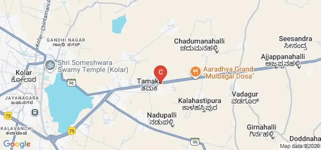 College of Horticulture, Kolar Map