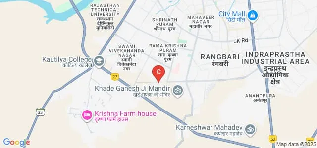 Department of Pharmacy, University of Kota, Kota Map
