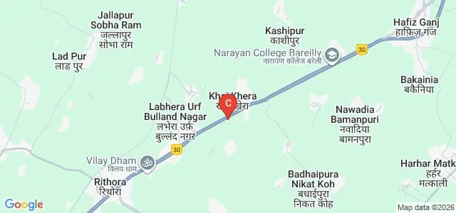 Kritika Pharmacy College, Bareilly Map