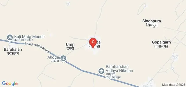 Government College, Akoda Map