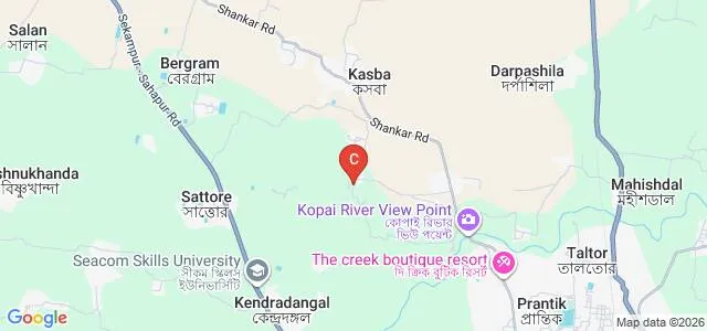 Santiniketan Boniad B Ed Training Institute, Birbhum Map