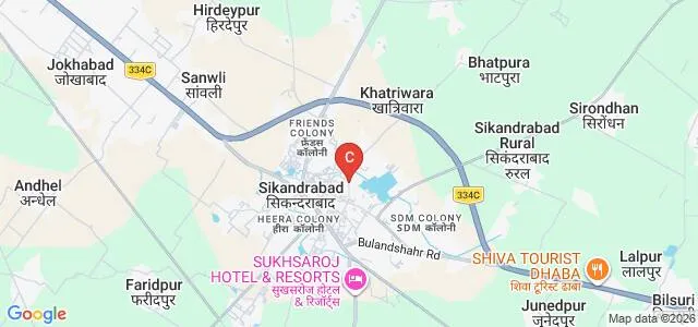 Jatan Swaroop Post Graduate College, Sikandrabad Map