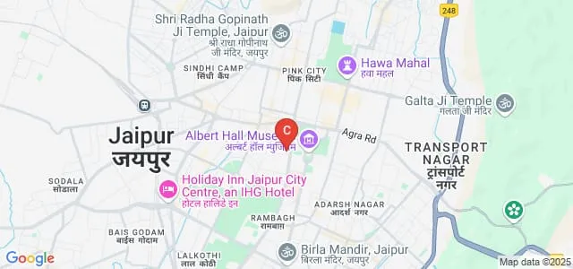 University Maharani College, Jaipur Map