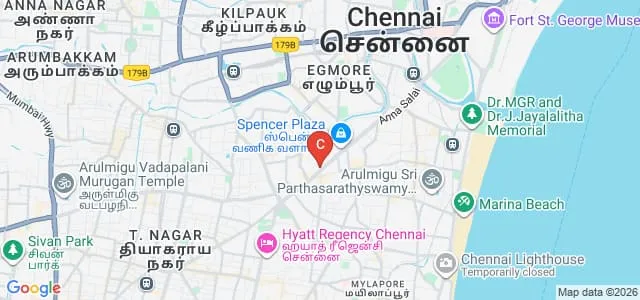 Empee Institute of Hotel Management and Catering Technology, Chennai Map