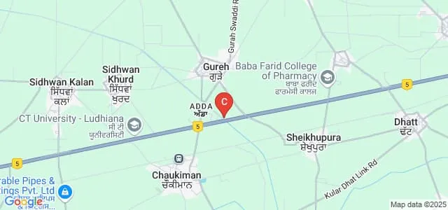 Bajaj College, Ludhiana Map