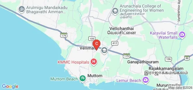 St John's College of Arts and Science, Ammandivilai Map