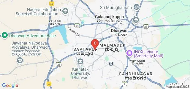 Akkihal College, Dharwad Map