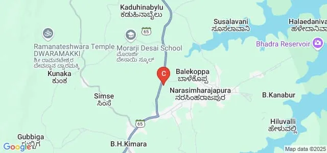 Government First Grade College, Narasimharajapura Map
