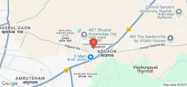 MVP Samaj's Institute of Nursing Education, Nashik Map