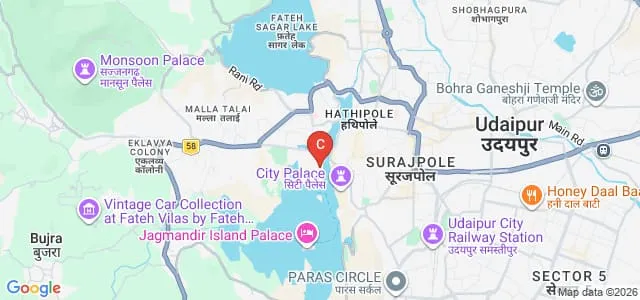 Maa Vaishno Teacher's Training College, Udaipur Map