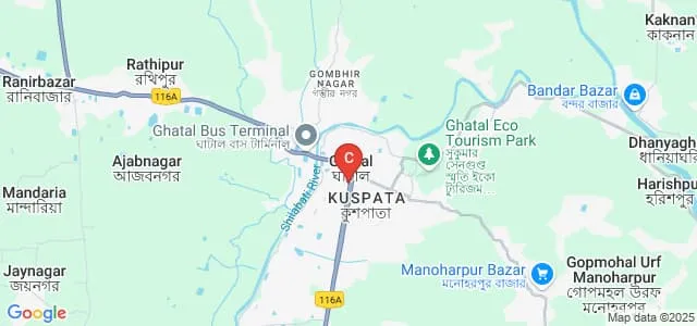 Ghatal Rabindra Satabarsiki MahaVidyalaya, Ghatal Map