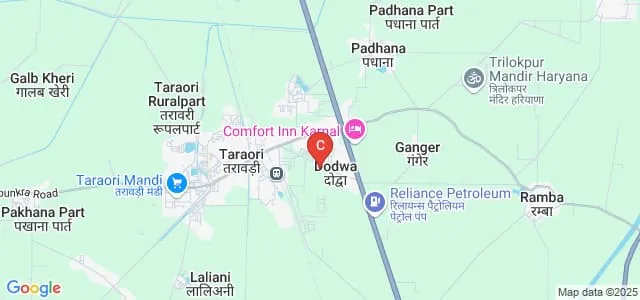 Shri Guru Teg Bahadur Ji Government College, Taraori, Karnal Map