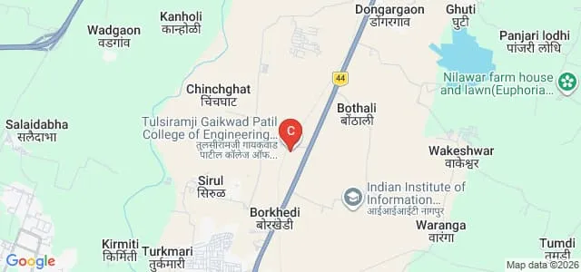 Tulsiramji Gaikwad-Patil College of Architecture, Nagpur Map