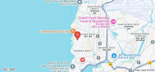 Rizvi College of Hotel Management, Bandra Map