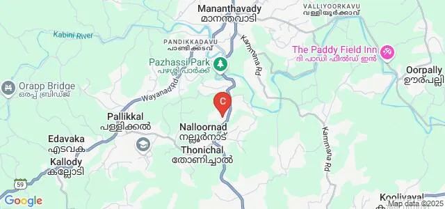 Government College, Mananthavady Map