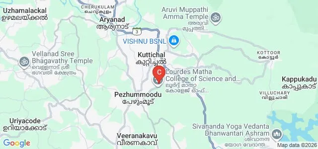 Lourdes Matha Institute of Hotel Management and Catering Technology, Thiruvananthapuram Map