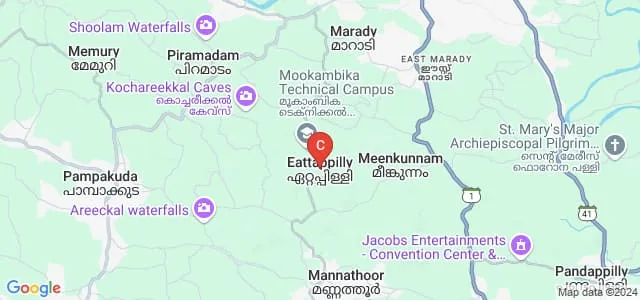 Cochin Institute of Science and Technology, Ernakulam Map