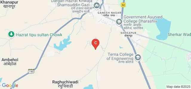 Adarsh Shikshan Prasarak Mandal's KT Patil College of Engineering and Technology, Osmanabad Map
