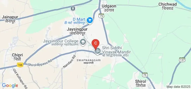 Dr JJ Magdum Ayurved Medical College, Kolhapur Map