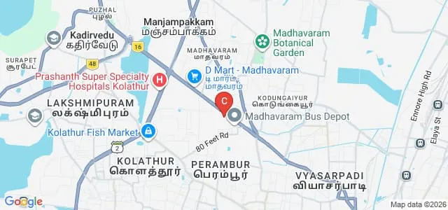 St Anne's Arts and Science College, Chennai Map