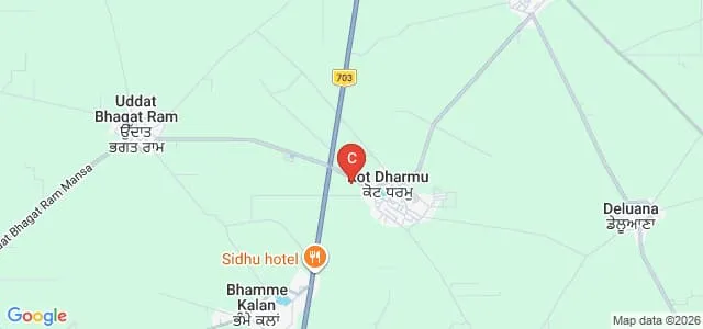 Mata Sito Devi College of Education, Mansa Map