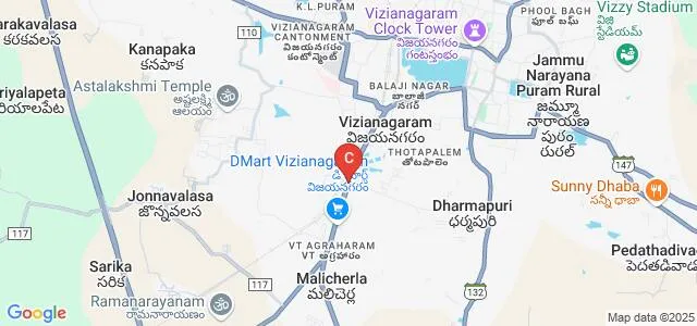 Avanthi Institute of Pharmaceuticals Sciences, Cherukupally Map