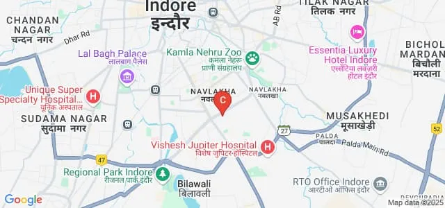 Shri Atal Bihari Vajpayee Government Arts and Commerce College, Indore Map
