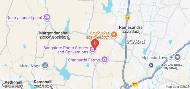 Padmashree Institute of Medical Laboratory Technology, Bangalore Map