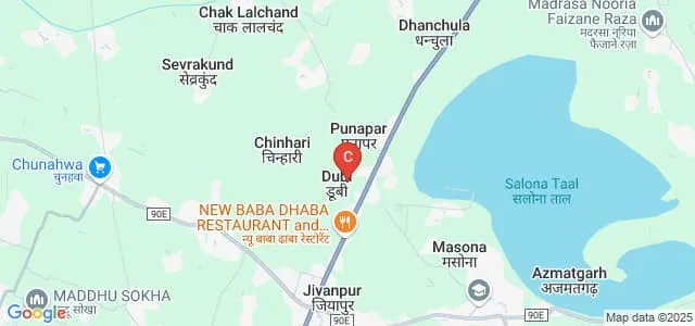 Shri Komal Sahu Smarak Mahavidyalaya, Azamgarh Map