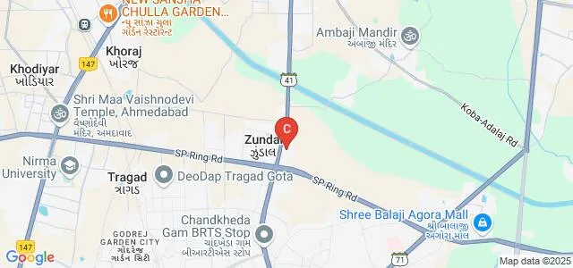Shree Swaminarayan Sanskar Pharmacy College, Zundal Map