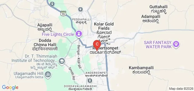 Sri Vijayendra B Ed College, Kolar Map