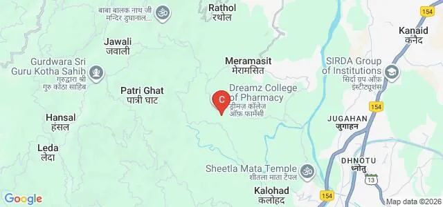 Aroma College of Nursing, Mandi Map