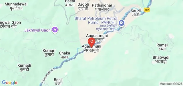 APB Government Post Graduate College, Agastyamuni Map