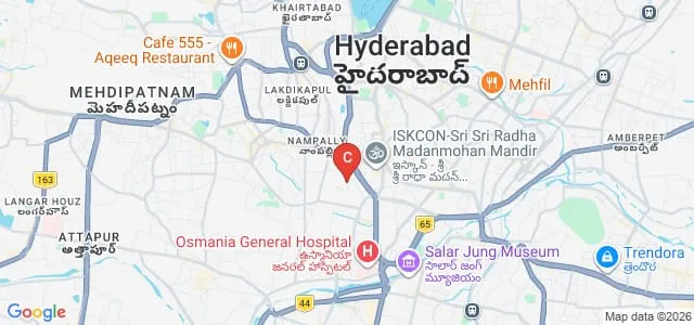 Sarojini Naidu Vanitha Maha Vidhyalaya, Hyderabad Map