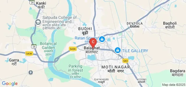 Government Jatashankar Trivedi College, Balaghat Map