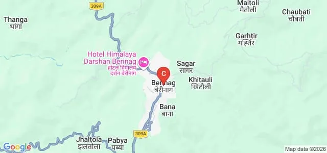 Government Polytechnic Berinag, Pithoragarh Map