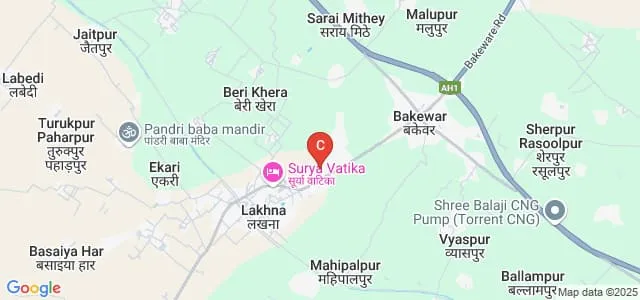 Raj Bahadur Singh Degree College, Etawah Map