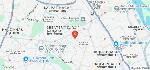 Design Academy, Delhi Map